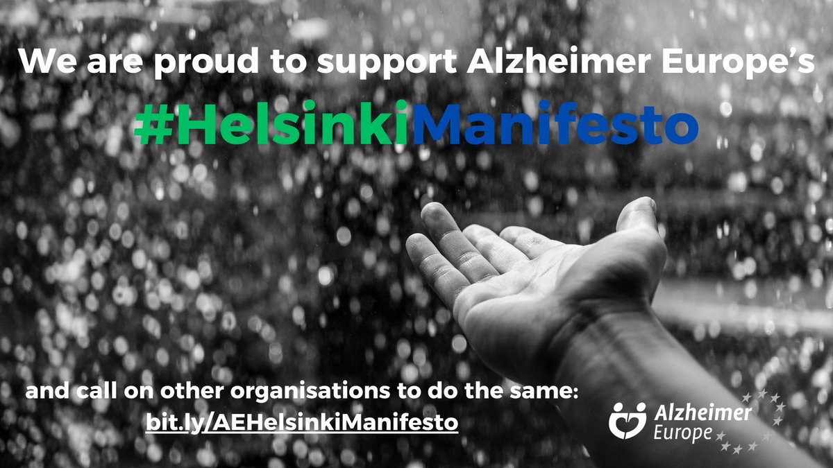 European Academy of Neurology (@eaneurology) on Twitter photo Our colleagues at <a href="/AlzheimerEurope/">Alzheimer Europe</a> are issuing an appeal to European and national organisations and other entities to support the #HelsinkiManifesto and help make dementia a priority issue for European decision-makers!
🔗 ow.ly/4bQB50SXnG1
#EANeurology #EANCommunityNews Our colleagues at <a href="/AlzheimerEurope/">Alzheimer Europe</a> are issuing an appeal to European and national organisations and other entities to support the #HelsinkiManifesto and help make dementia a priority issue for European decision-makers!
🔗 ow.ly/4bQB50SXnG1
#EANeurology #EANCommunityNews