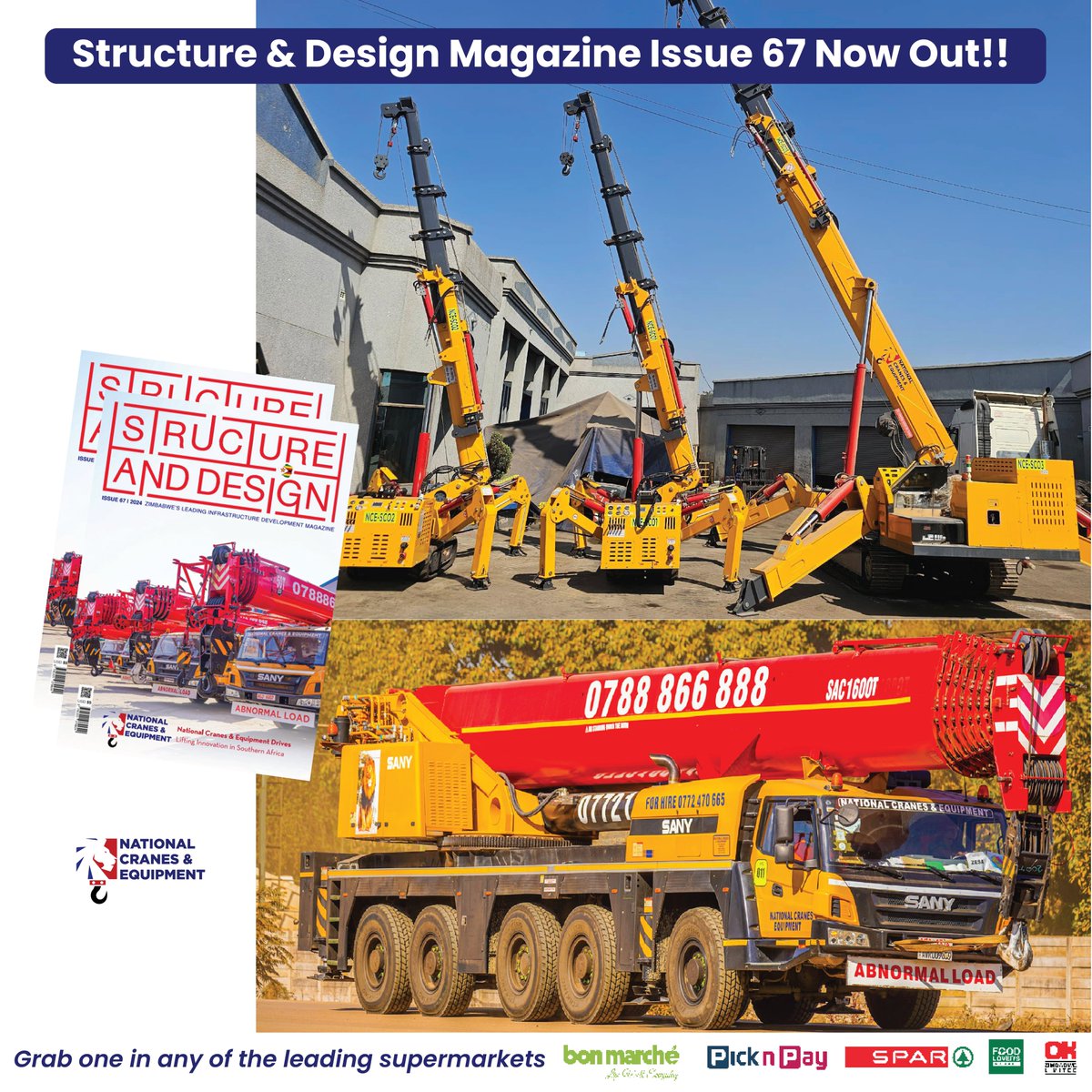 CaastMediaGroup's tweet photo. Structure and Design Zw Magazine Issue 66 Now Out!! Grab one in any of the leading supermarkets.
Enjoy a free read on the link below:
https://t.co/CYxA40R09z
#PropertyDevelopment #zimproperties #PropertiesinHarare #Zimbabwe #CommunityDevelopment #constrution #development #ResidentialConstruction #professionaldevelopment #structureanddesignzim #ConstructionMaterials #InfrastructureDevelopment #constructionworks #infrastructureprojects #constructionprofessionals #fyp #BuildingMaterials #architecturaldesign #engineering #BuildingTogether