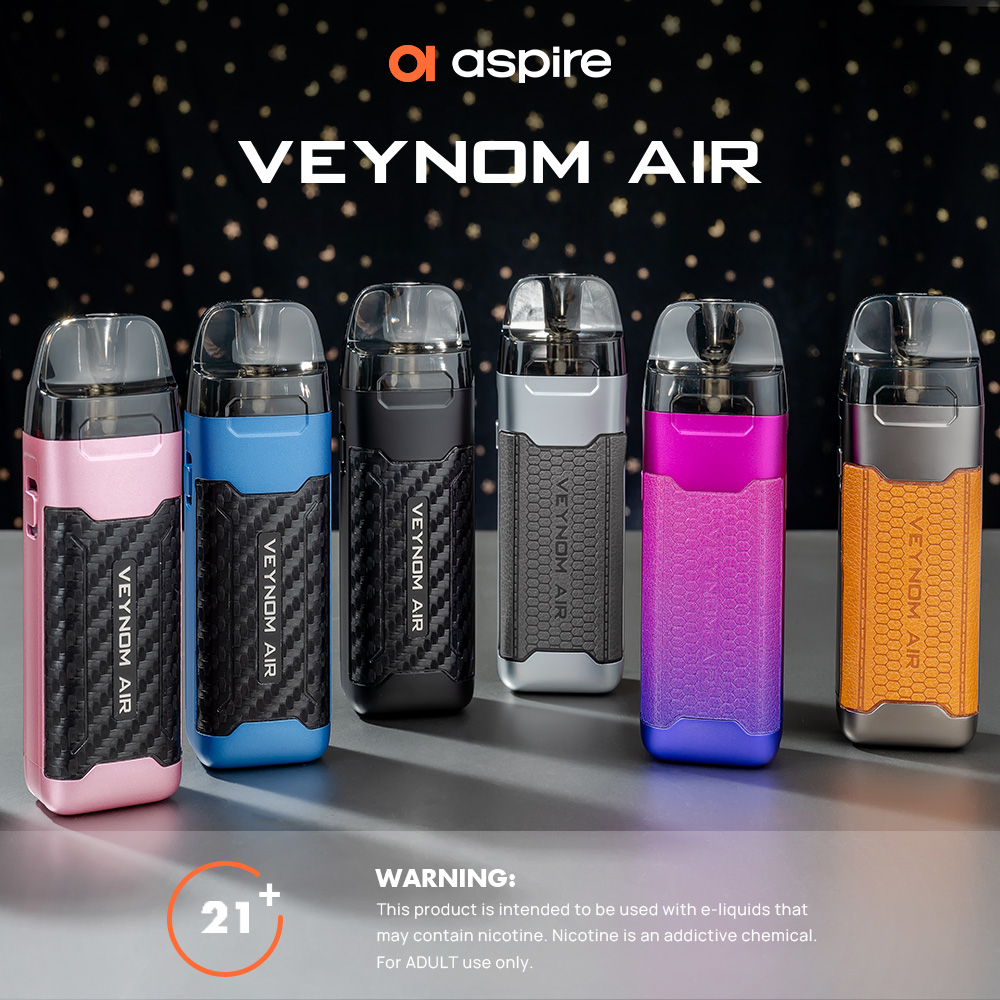 aspire_japan's tweet image. 亜鉛合金の永続的な魅力とレザーの豊かさを証明する Veyno Air で贅沢の世界に足を踏み入れましょう。🧩
#Aspirecig #aspiretech #alwaysaspire #VeynomAir #電子タバコ #VAPE
警告：20歳以上の成人のみご利用できます