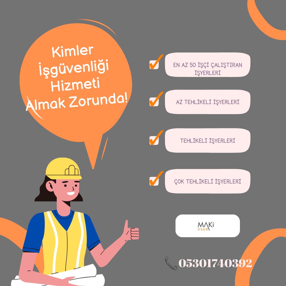 Kimler İşgüvenliği Hizmeti Almak Zorunda?

Detaylı Bilgi İçin Bizi Arayın 🙋🏻‍♀️

📞05301740392

#adanaisg #işgüvenliği