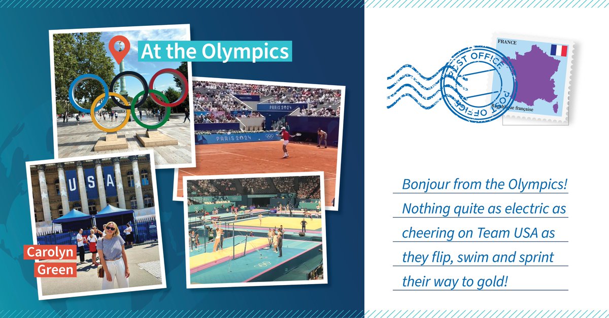 No matter where you are in the world, you couldn’t have missed the 2024 Olympics hosted in Paris! Many colleagues went to support their national athletes, among them our American colleague Carolyn who was lucky to watch tennis, gymnastics and other sports! #TeamFTI