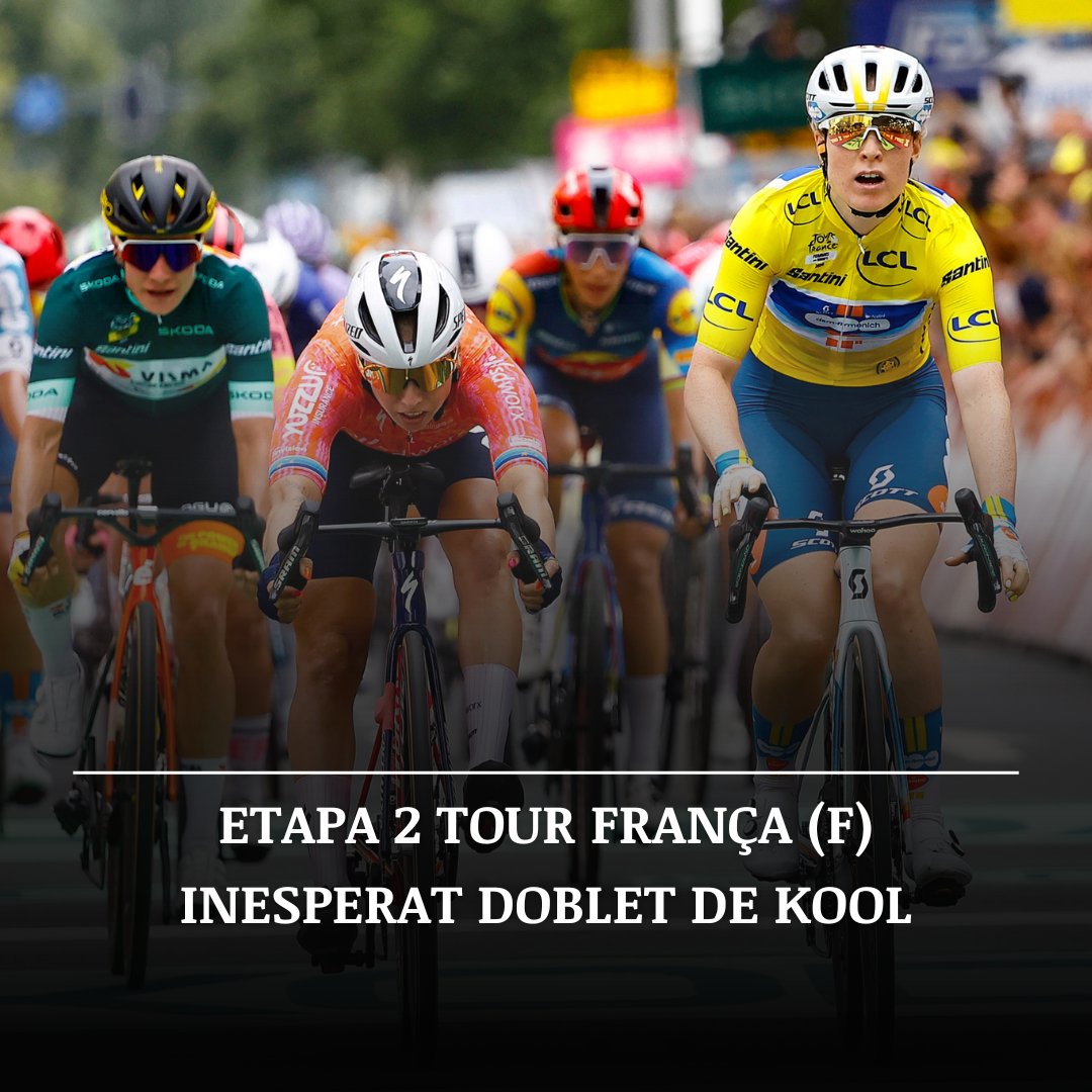 capdecursa's tweet photo. #TDFF2024

Crònica Etapa 2 Tour França (F)

Inesperat doblet de Kool

https://t.co/Hai8nx5HA2 https://t.co/rEo7dxkcKA