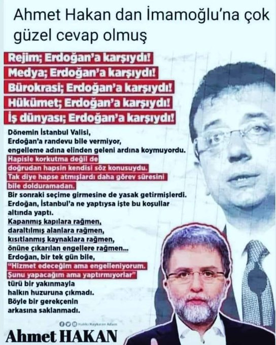 seninleyiz1usta's tweet photo. ahmet hakan ekremi paspas ederken adlı çalışması.......

Bilal Erdoğan Dolar Karısını Simge #motorin Prens #halkaarz #CarrefourSaDepoAyakta #MasterChefTürkiye  Türbanlı Gavat Recep Tayyip Erdoğan https://t.co/Y78YlW2UEL