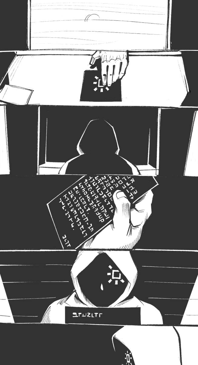 フォルダ漁ってたら3年前くらいに描いた描き途中のpaper pleaseの漫画出てきた。ウケる 