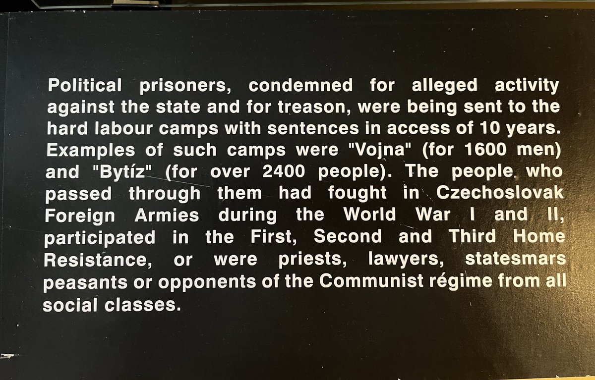It's unbelievable that I lived so close to such a place and had no idea about it as a child. Museum of Victims of Communism and History of Uranium Mining "Vojna". In the museum you can meet a person who went through the camp and is now an employee there.
