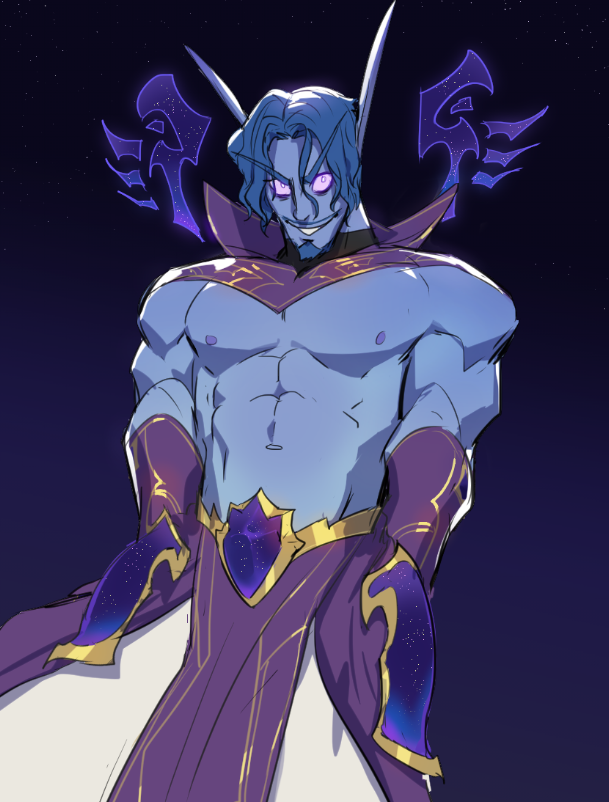 WkoKbu's tweet photo. in game - art 🐙🌌👾🔪 https://t.co/3rjpAswszR