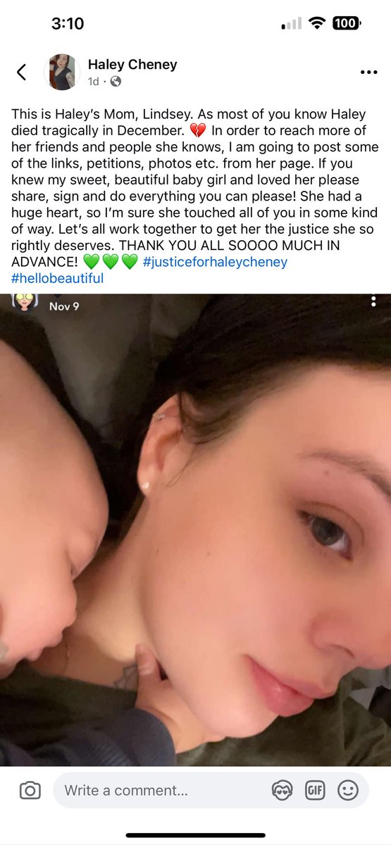 itxhaley's tweet photo. #justiceforhaleycheney https://t.co/24OlgdB9iJ