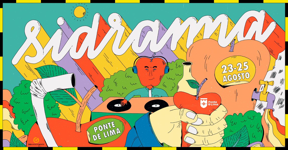ciderlands's tweet photo. From the 23th to the 25th of August the third edition of the Portuguese International Cider Festival Sidrama will be held in Ponte de Lima (Portugal). This event will be the best opportunity to discover, enjoy and taste more than 100 worldwide ciders with music and gastronomy! https://t.co/9FdXgQlkbU