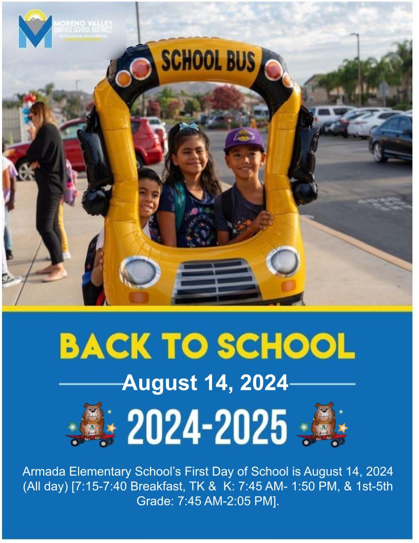 Welcome Back Armada Bulldogs! 🐾