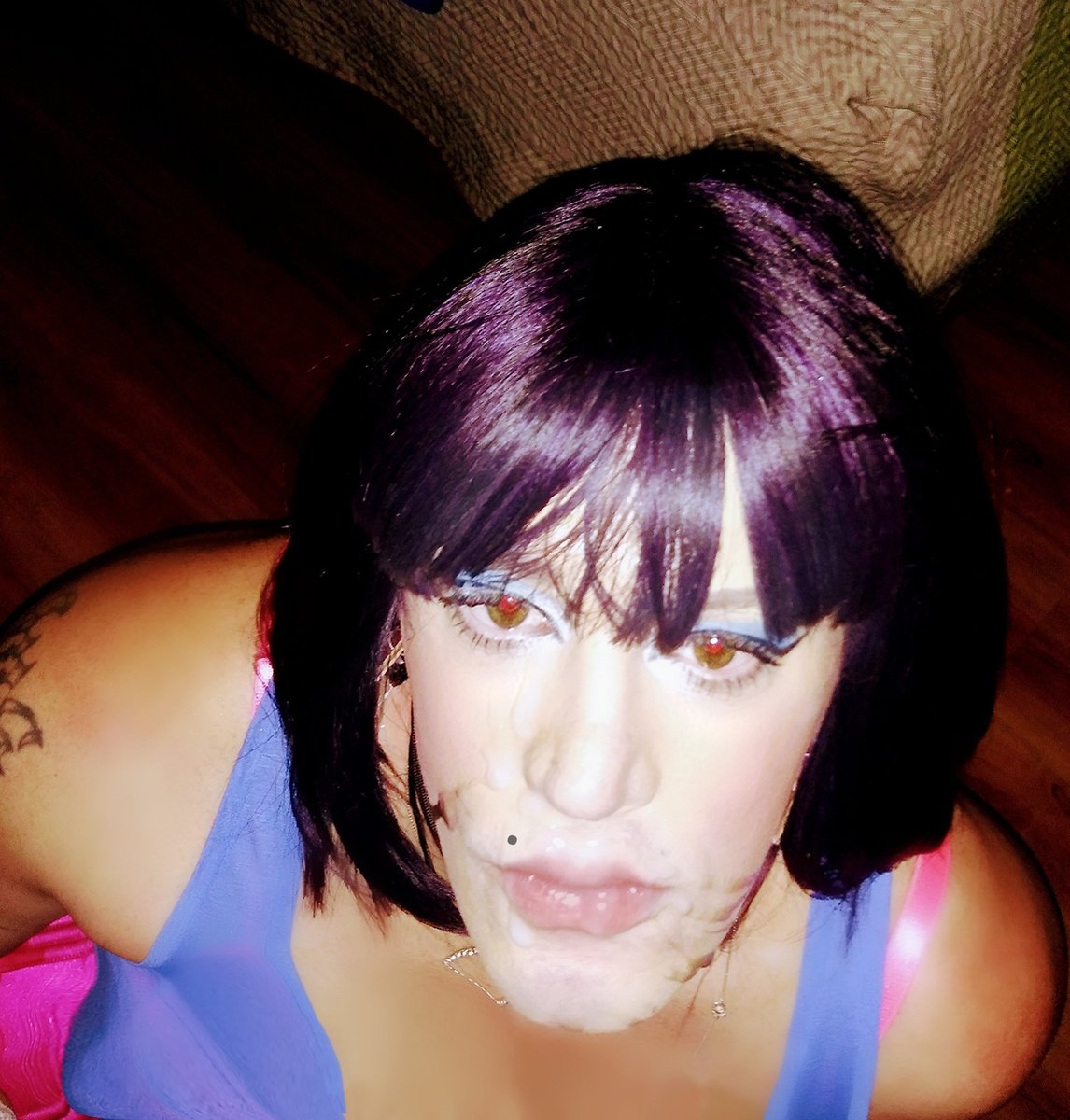 SissyBimbo23's tweet photo. Heres one of the pix I sent my wife!! #cumdump #exposed #sissy #cuck #facial #bbc #chastity #glazed #forcedfem please repost and expose me everyone. More XXX PIC IF I GET 100+ REPOSTS https://t.co/BrQP8IpDLH