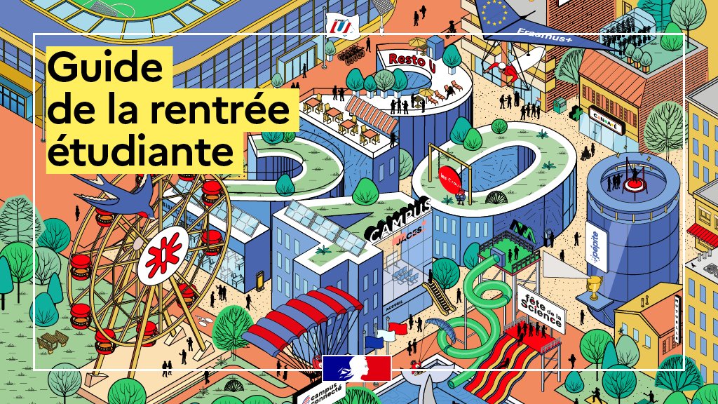 #Rentrée2024 | Découvrez la nouvelle édition du guide de la rentrée étudiante !🧑‍🎓
Il permet de vous accompagner, #étudiant, dans vos premières démarches et rappelle quels sont vos droits (bourse, logement, repas, santé, handicap, sport...).
Consultez le👉swll.to/oBUrf0