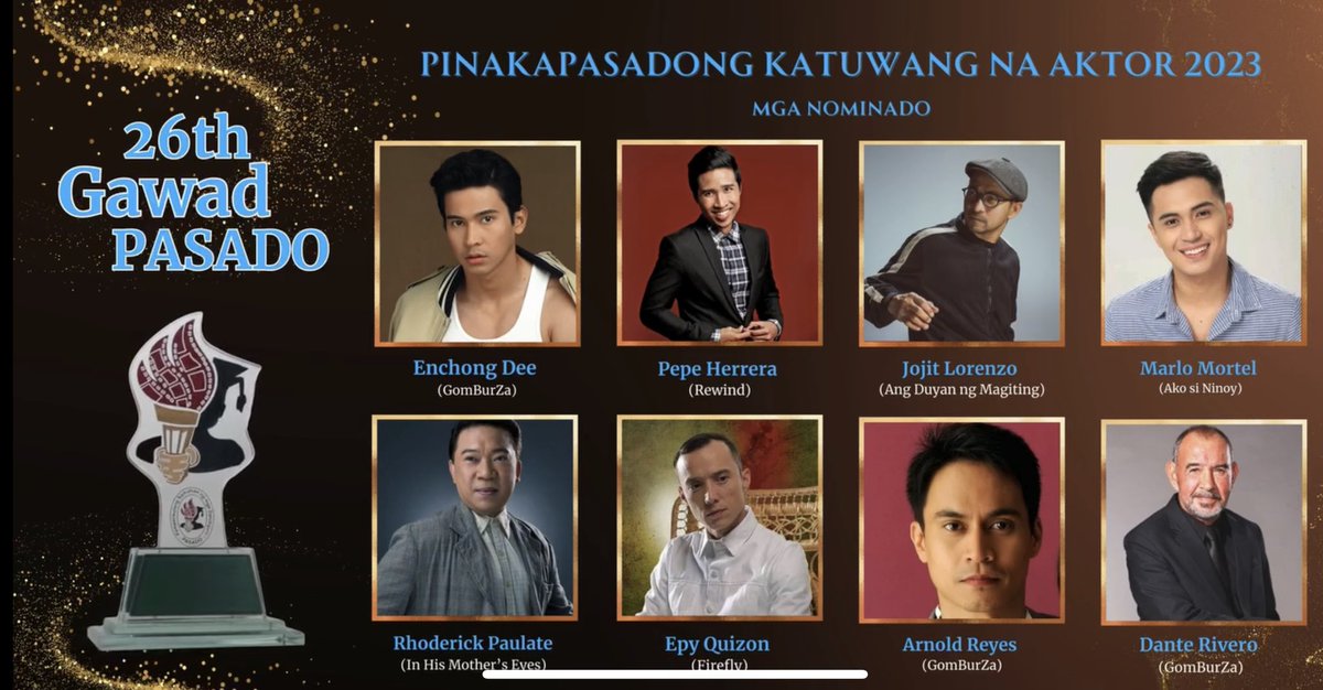 mariadongmarian's tweet photo. Nominees ☺️🎉#26thGawadPasadoAwards2024 #REWIND #RewindMMFF #RewindMMFF2023 https://t.co/8vz8vZoTP0