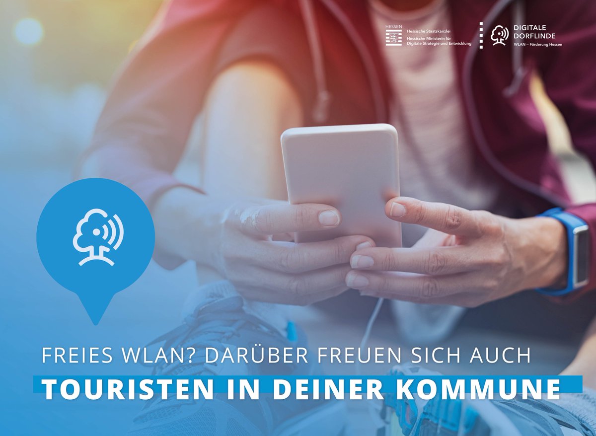 𝐓𝐨𝐮𝐫𝐢𝐬𝐭𝐞𝐧 𝐢𝐧 𝐇𝐞𝐬𝐬𝐞𝐧 𝐞𝐢𝐧𝐞𝐧 𝐞𝐜𝐡𝐭𝐞𝐧 𝐌𝐞𝐡𝐫𝐰𝐞𝐫𝐭 𝐛𝐢𝐞𝐭𝐞𝐧? Mit Digitalen Dorflinden auch in deiner Kommune! 🤩🤩🤩
Errichtet &amp; genutzt genau dort, wo Urlaubsgäste sich gerne aufhalten 

👉 Entdecke jetzt alle Möglichkeiten: hessen-wlan.de/de/moeglichkei…