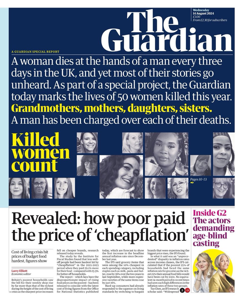 We need more of this. The media must stop treating men’s fatal violence against women as normal and inevitable.