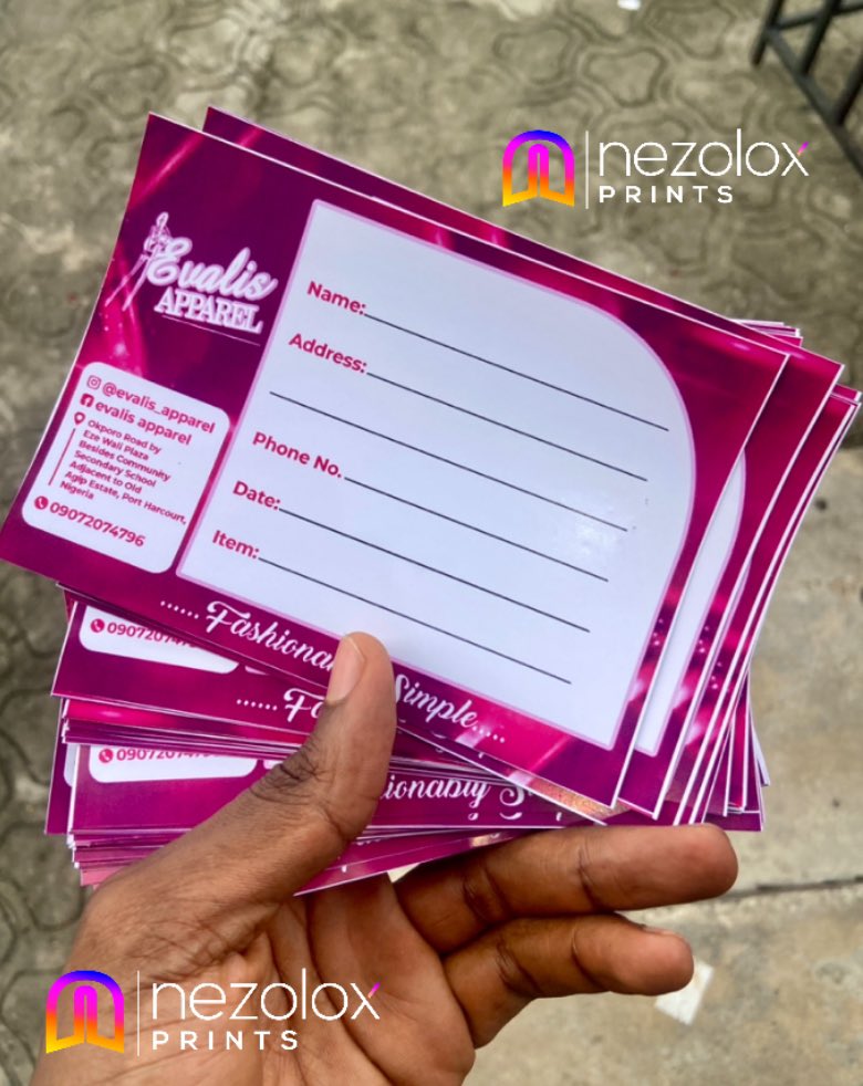 nezolox_prints's tweet image. Delivery Stickers available in its cuteness👌🏽😇 kindly send a DM to order or WhatsApp - 09165205386✅🛒 
.
#sticker #brandsticker #stickerprint #deliverysticker #printerinnigeria #printerinafrica #topprints #poweredbycreativity #nezoloxprints
