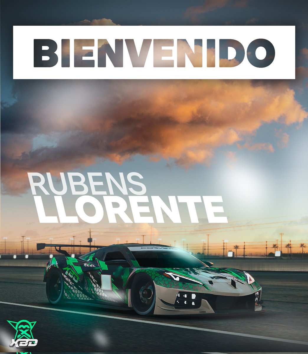 XBD RACING MOTORSPORT (@xbdracing) on Twitter photo 🗞️FICHAJES🗞️
Que no, que esto no ha terminado! 🫣😝🔥
Hoy toca el turno de <a href="/ROLL3RBALL/">Rubens Llorente</a>, desde la bonita Segovia nos llega un talento puro con muchísima carisma sobre el asfalto, un LOVE total.
Bienvenido a tu nueva casa Rubens, siéntete como en casa.
#GreenPower #GoXBD 💚🫶 🗞️FICHAJES🗞️
Que no, que esto no ha terminado! 🫣😝🔥
Hoy toca el turno de <a href="/ROLL3RBALL/">Rubens Llorente</a>, desde la bonita Segovia nos llega un talento puro con muchísima carisma sobre el asfalto, un LOVE total.
Bienvenido a tu nueva casa Rubens, siéntete como en casa.
#GreenPower #GoXBD 💚🫶
