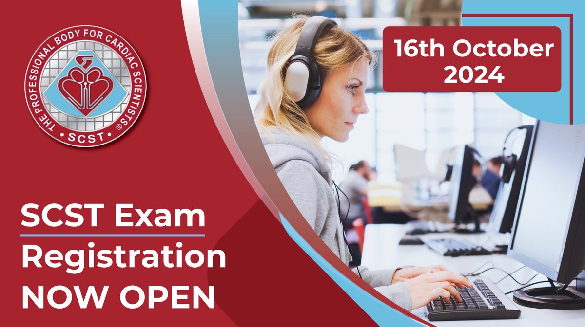 📣 SCST Exam Registration is OPEN for the upcoming exam on October 16, 2024!

Find all the details you need, including eligibility, syllabus, and prep courses, here scst.org.uk/scst-exams/

Early booking is recommended! 

#SCSTExams #ECG