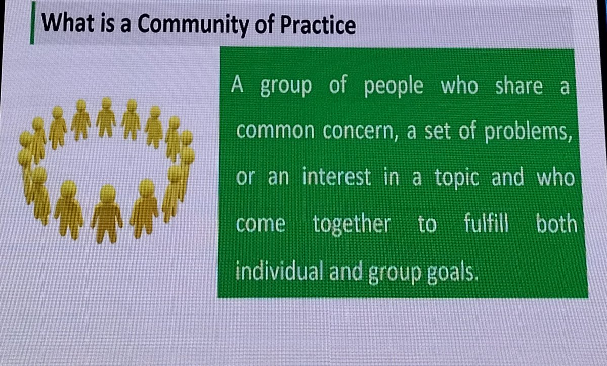 THGCenterKe's tweet image. Community of practice is important because the groups improve and reach their goals as they keep interacting. Happening now @aphrc . #PEISproject #CommunityofPractice #zerohungerinitiative