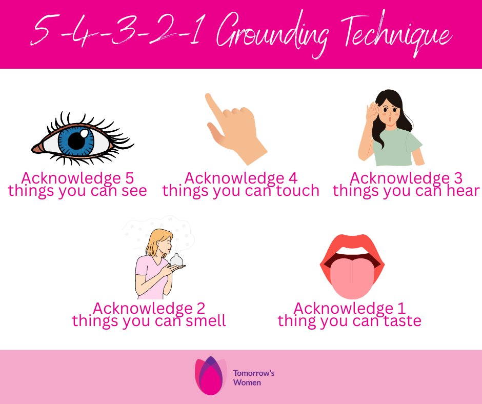 Grounding techniques are strategies used to help individuals manage stress, anxiety, or dissociation by reconnecting with the present moment💗
These techniques involve focusing on sensory experiences or other immediate realities to bring one's attention back to the here and now