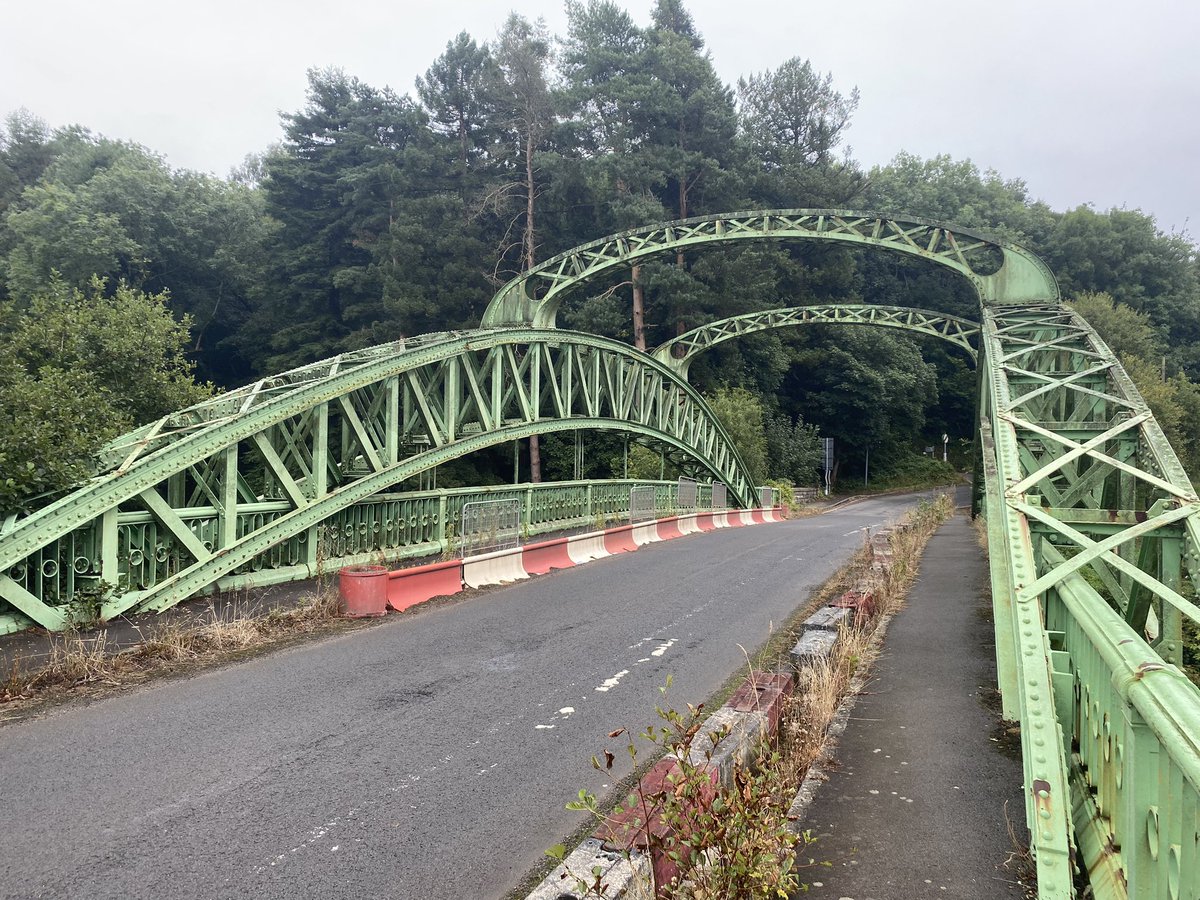 westcountrybird's tweet photo. Good morning Twitter Chums. A bit late today as lots of running errands. But here is the bridge from the very tiny hamlet of Chainbridge between Usk &amp; Abergavenny. Opened in 1908. #ViewsOfWales https://t.co/JtjTOVnzwo