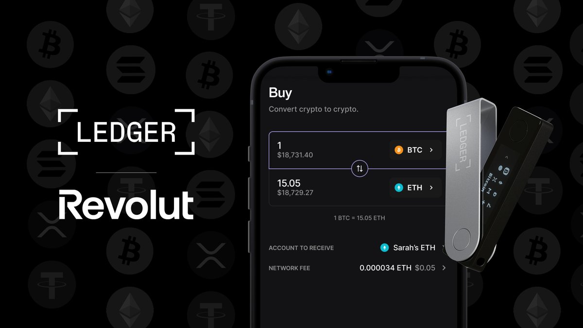 We're excited to announce that @RevolutApp is now available as a buy provider through Ledger Live! 

With your Revolut account or card, you can now buy your crypto and have it instantly secured with your Ledger wallet.

Read more at: ledger.com/blog-revolut-j…