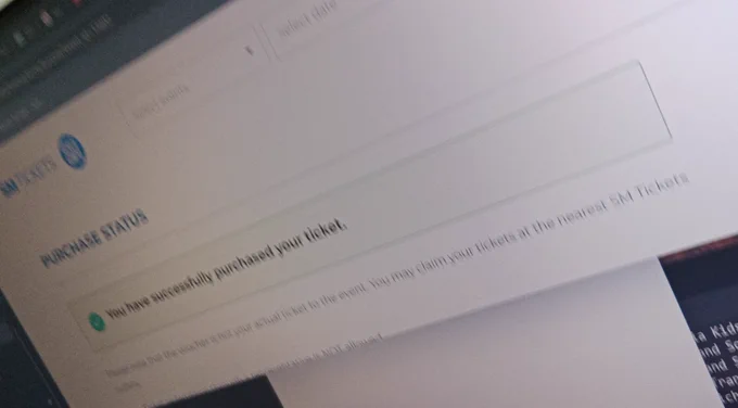 TICKETS ARE NOW BAGGED I REPEAT, TICKETS ARE NOW BAGGED!!! I'M GONNA SEE THE KIDS!!!!