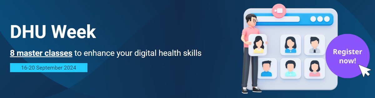 NHS European Office (@nhsconfed_eu) on Twitter photo If you're keen to to develop the skills necessary for implementing and growing digital health solutions, sign up to the series of masterclass webinars from <a href="/DHUptake/">Digital Health Uptake (DHU)</a>, 16-20 September bit.ly/3WGU9lp If you're keen to to develop the skills necessary for implementing and growing digital health solutions, sign up to the series of masterclass webinars from <a href="/DHUptake/">Digital Health Uptake (DHU)</a>, 16-20 September bit.ly/3WGU9lp
