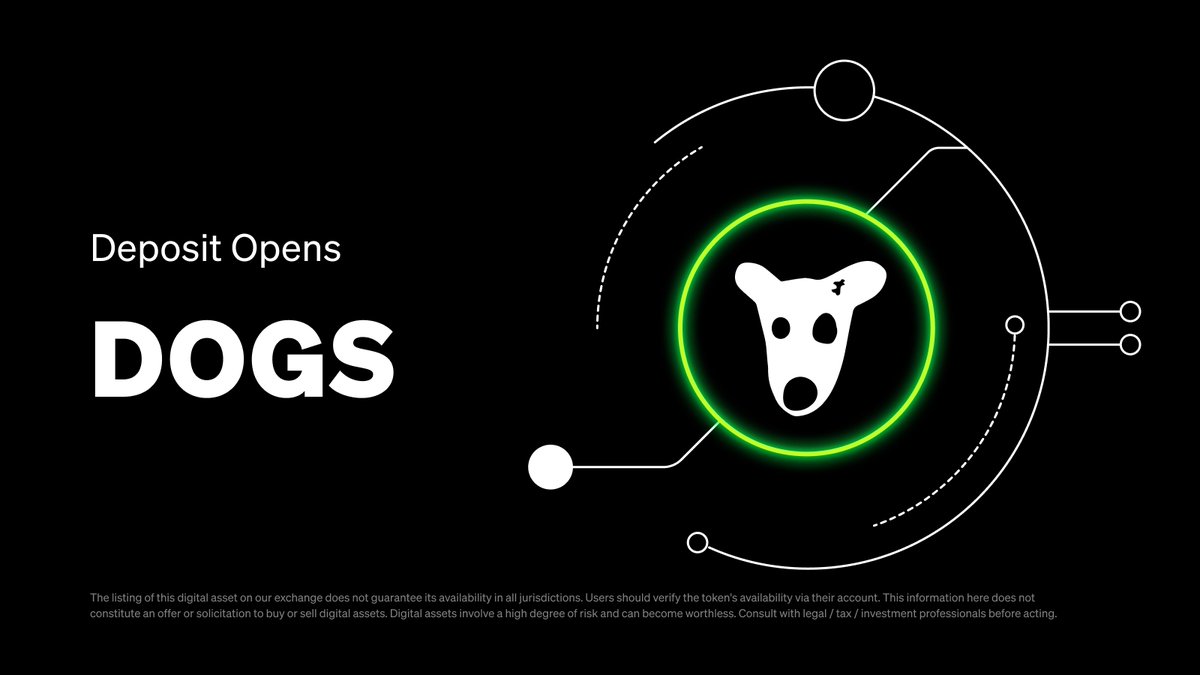 OKX (@okx) on Twitter photo π’ #NewListing
#OKX will list $DOGS <a href="/realDogsHouse/">Dogs Community π¦΄</a>!
π’ $DOGS/USDT Spot trading begins at 12:00 PM on August 20th (UTC)
More: bit.ly/3SMwIGi π’ #NewListing
#OKX will list $DOGS <a href="/realDogsHouse/">Dogs Community π¦΄</a>!
π’ $DOGS/USDT Spot trading begins at 12:00 PM on August 20th (UTC)
More: bit.ly/3SMwIGi