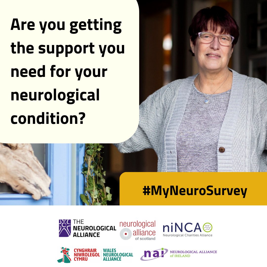 Are you getting the support you need for your neurological condition? Share your experiences and help us improve services for everyone the neurological across the UK and the Republic of Ireland. Fill in #MyNeuroSurvey here bit.ly/4cN4Dqk