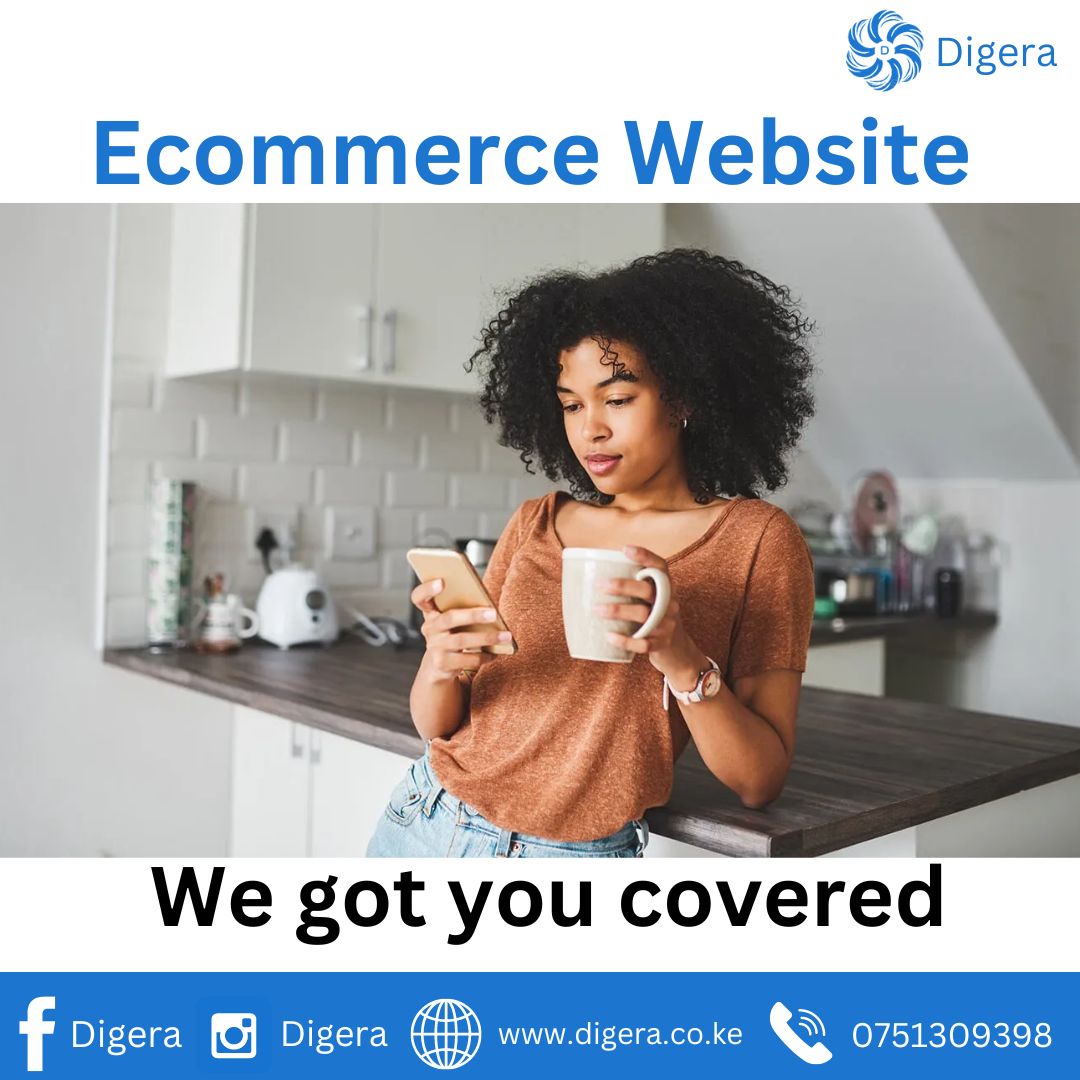 digera_ke's tweet photo. Step into the future of online business with Digera. We guarantee enhanced visibility for your products or services and ensure a seamless shopping experience for your customers.  Call us today 0751309398 #ecommerce #sofware #affordableecommercewebsite #apps #websitedevelopment https://t.co/R5ZAbCe8e8