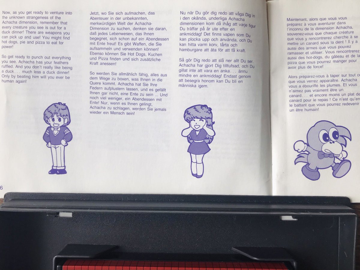 sekiro_51's tweet image. 海外マスターシステム ダイナマイトダックス📬Hiro師匠のアケ版BGMはパワードリフト＆メガドライブ G.S.M.SEGA 2に収録されてて当時聴きまくったけどプレイ機会は無く😓メガドラ版は開発中止😢だが #segamastersystem 版がある👍なぜか人間がアヒルに変えられた設定に変更😅
#DynamiteDux #sms #セガ