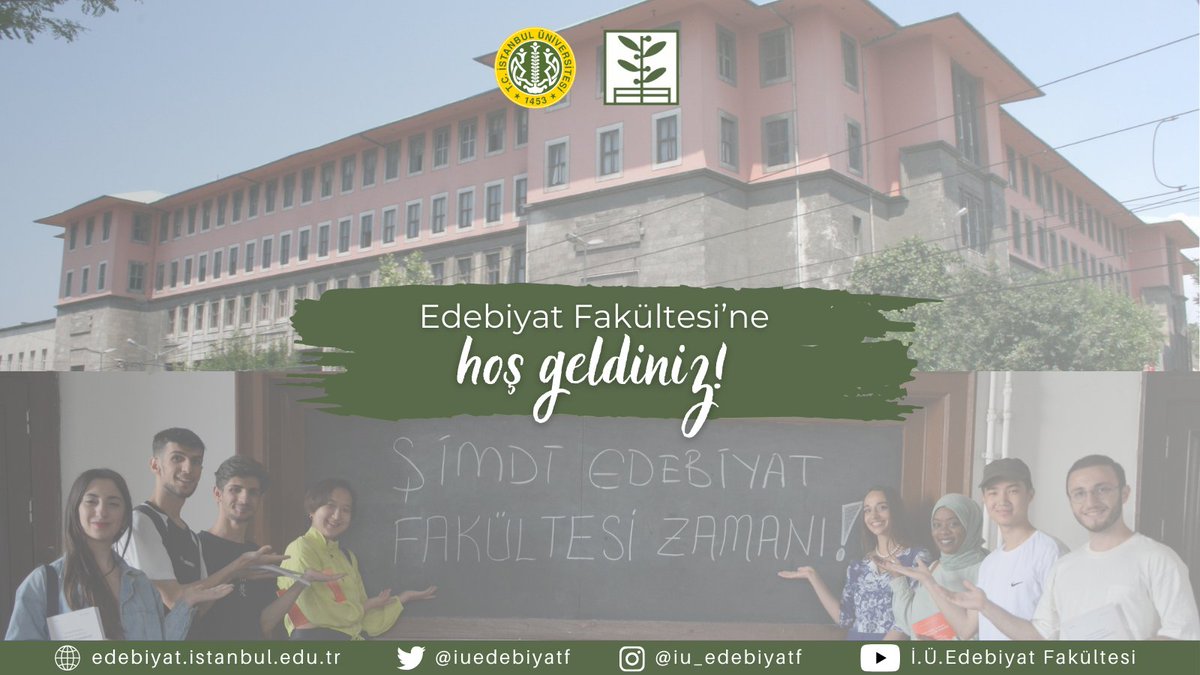 İ.Ü. Edebiyat Fakültesi tweet media