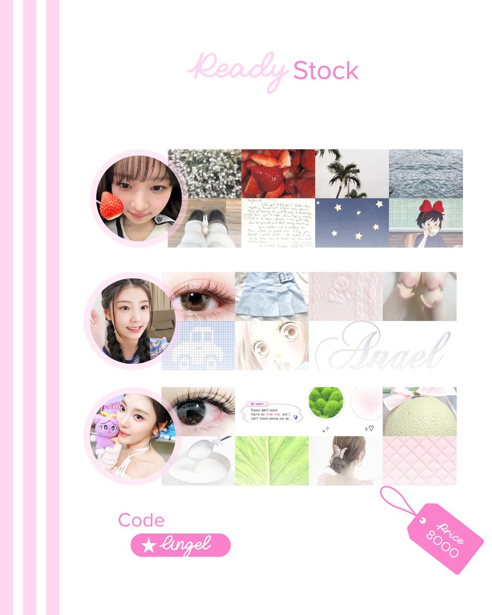 A repost would be appreciated, ありがとう! ★

こんにちは、みなさん！🍥 Aku ada layout ready stock di bawah ini dengan harga 8OOO/ea yang bisa kalian serbu detik ini juga melalui DM. Get ava PNG only ia. {Check ALT for more info} 

T. #zonauang #zonaBA #zonajajan