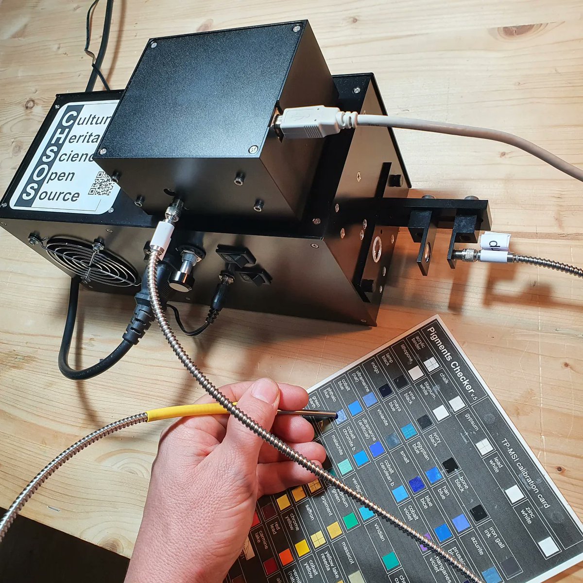 antoninocose's tweet photo. The Pigments Checker from Cultural Heritage Science Open Source (CHSOS) is a specialized tool designed to aid in the identification and analysis of pigments used in artworks and cultural heritage objects. 
https://t.co/Rgk6irJjPs https://t.co/OMjs7QgUvM