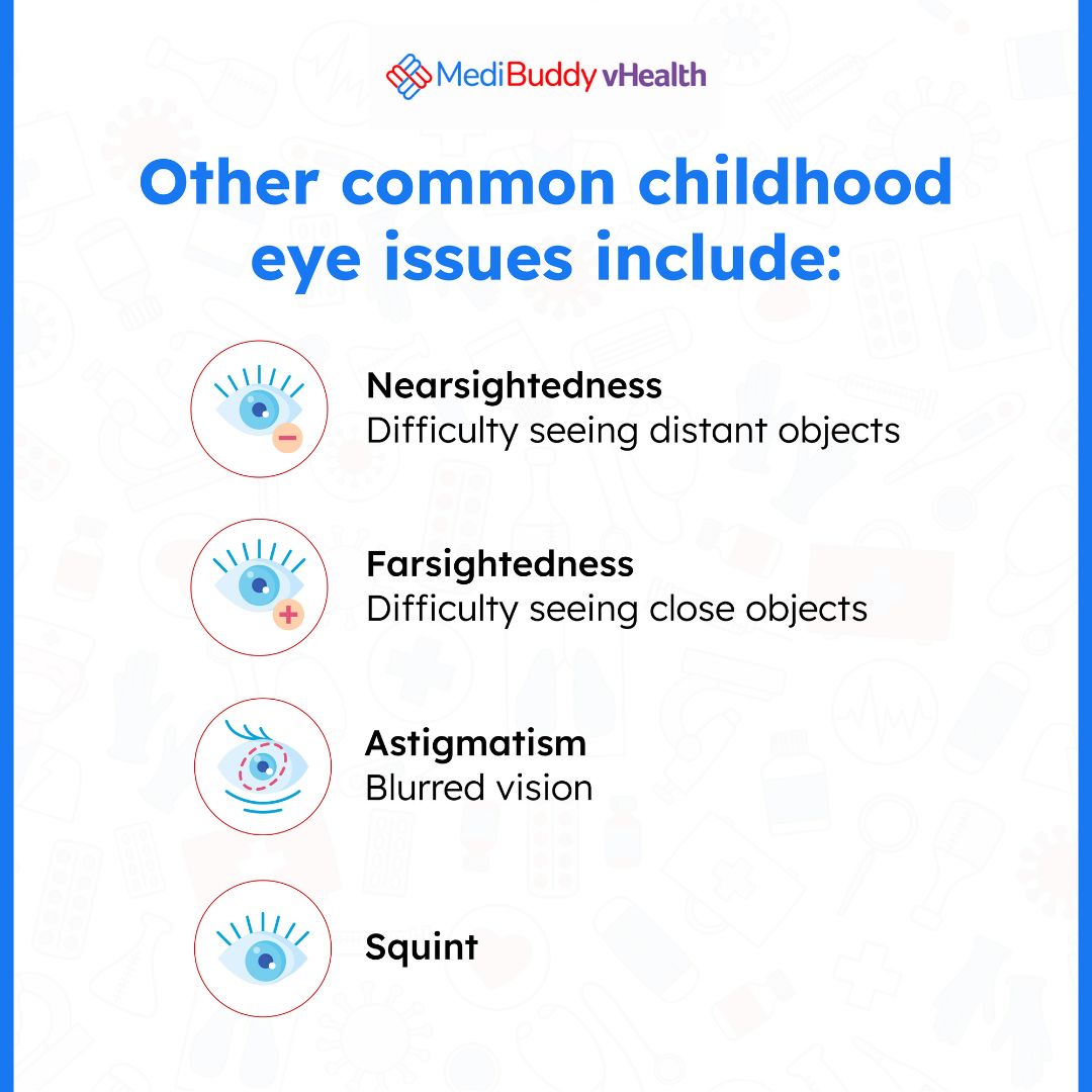 Understand the effects of too much screen time on children. Need help?   
Get in touch with a doctor on #MediBuddy.    
shorturl.at/3QRGS #ChildrensEyeHealth 

#VisionMatters #ProtectTheirEyes