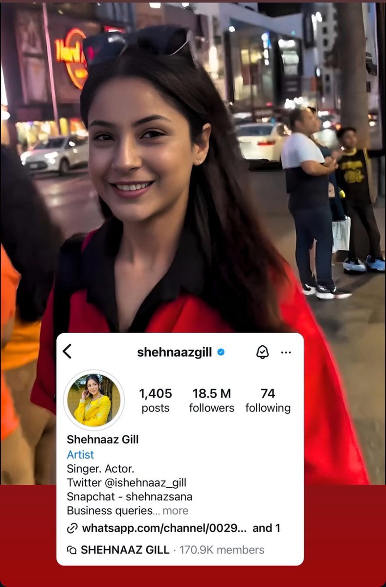Congratulations For 18.5M Instagram Family 

 #SHEHNAAZGILL