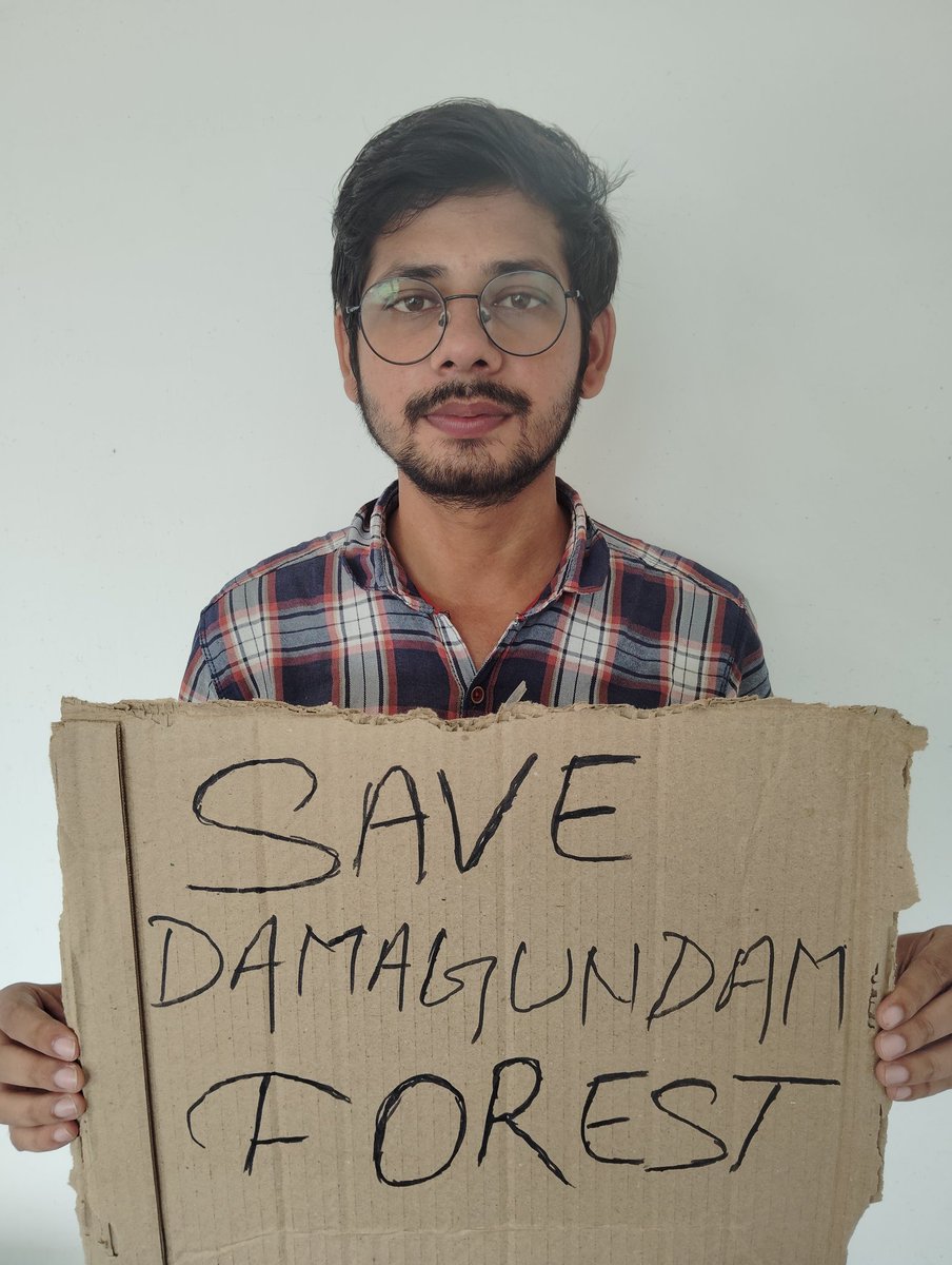 Save damagundam forest Murder...12 Lakh Trees clearing 2,900 acres of Reserve forest land for a navy radar project in Telangana, India which is going to put 60,000 people living around the forest under extreme health hazard.

#savedamagundamforest #savetelangana ✊