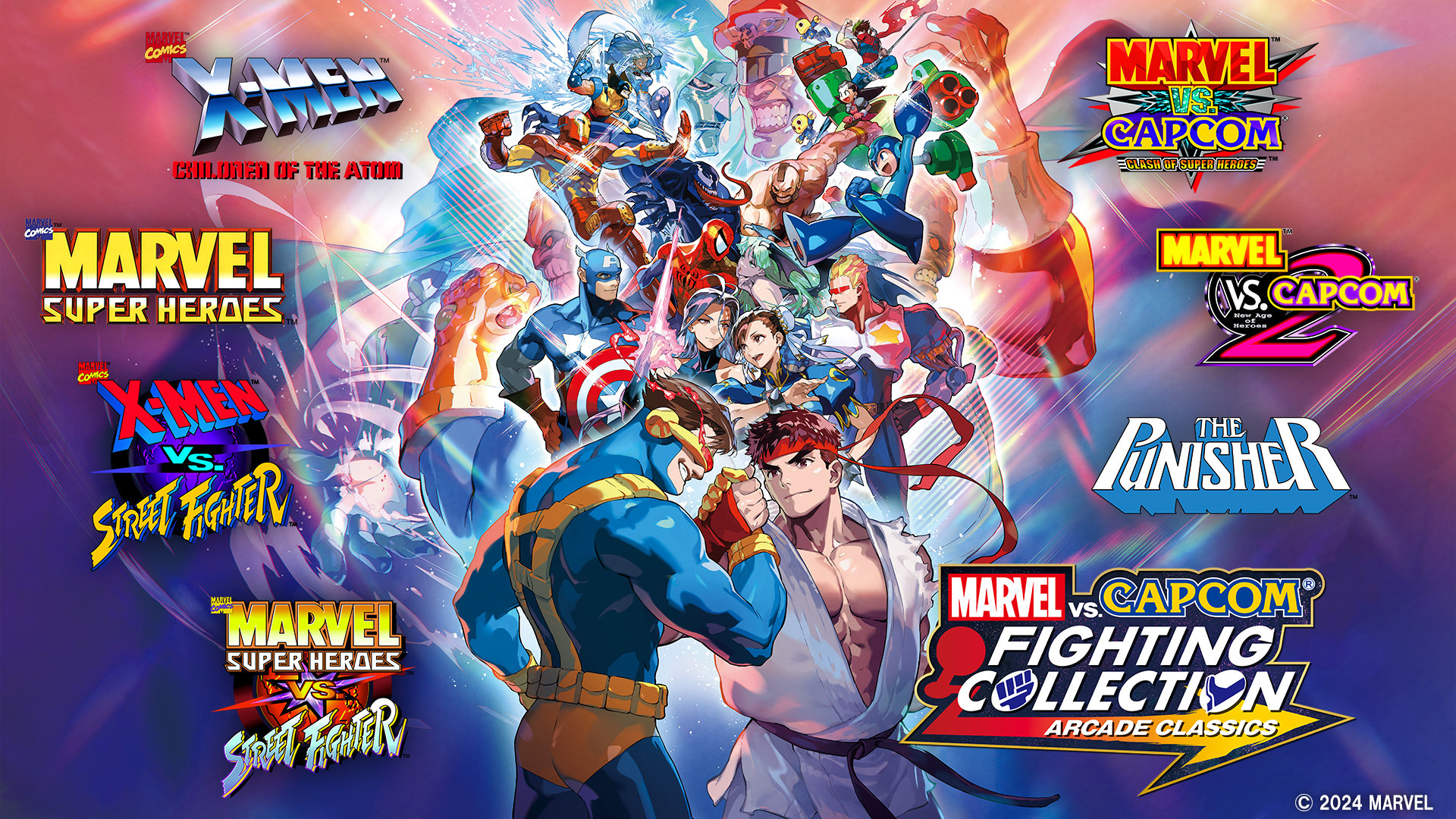 X-MEN アーケードゲームポスター CAPCOM MARVEL あきまん