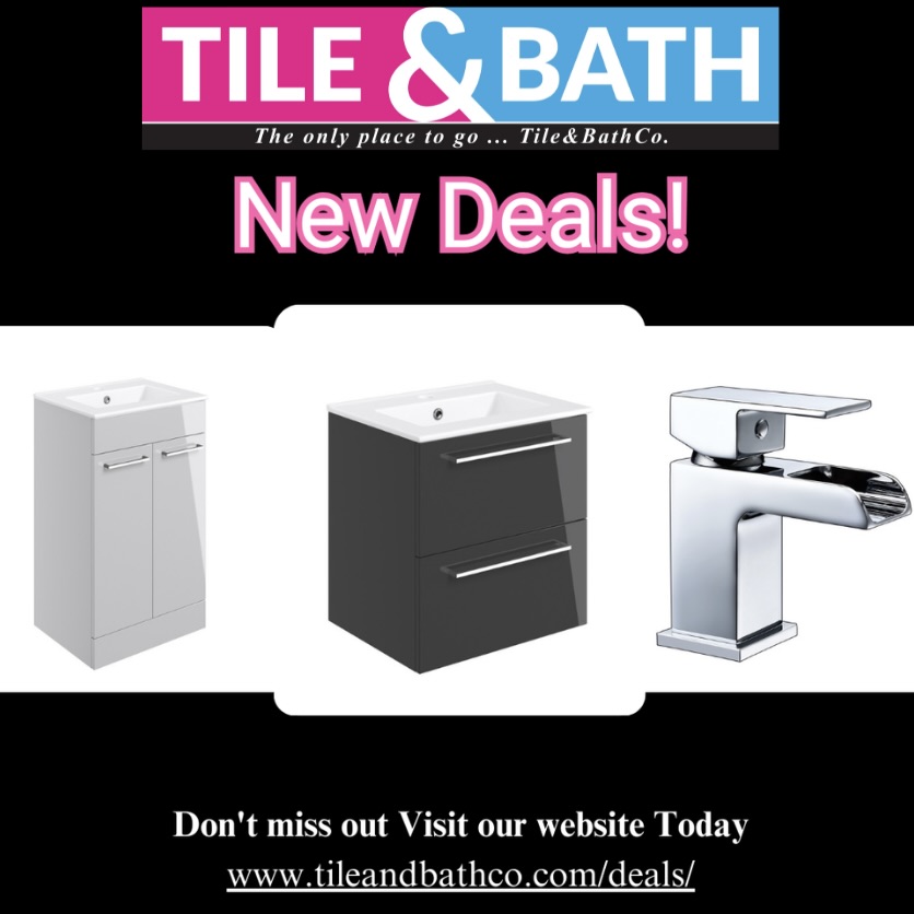 Hot Deals online at Tile&amp;BathCo!
Don't miss out on our exclusive deals!

Ready to transform your home? Head over to the Tile&amp;BathCo website now to explore our amazing offers on tiles, walls, and flooring. 

Hurry, these deals won't last long!
Shop Now: tileandbathco.com/deals/