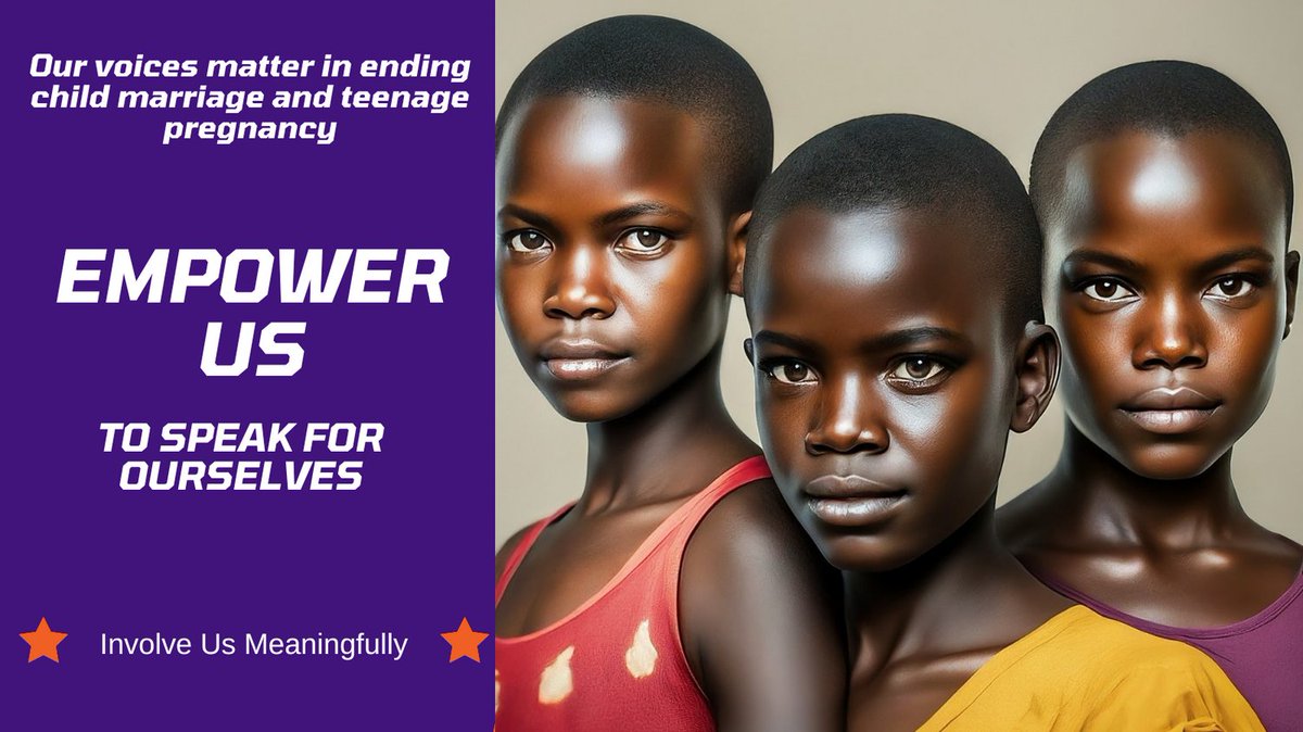 It's our call to empower the young change-makers! Adolescents are key to breaking cycles of child marriage and teenage pregnancy in Uganda. Let's amplify their voices, harness their energy, and shape a future that's theirs to own! #EndChildMarriageUg #EndTeenPregnancyUg