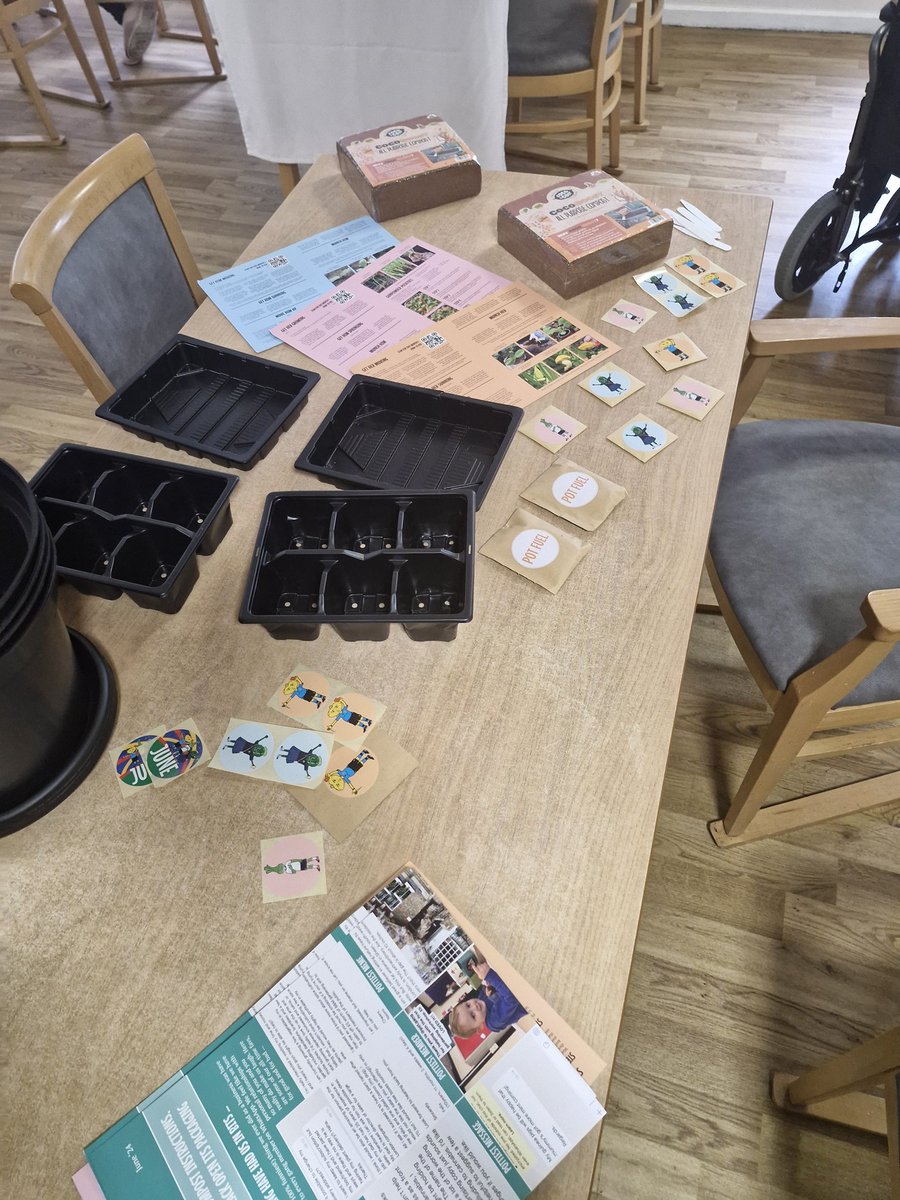 All set up for our residents to start growing again 
#seeds #growyourown #ingredients <a href="/Steve_Vessey/">Steve Vessey</a> <a href="/AnchorLaterLife/">Anchor</a>