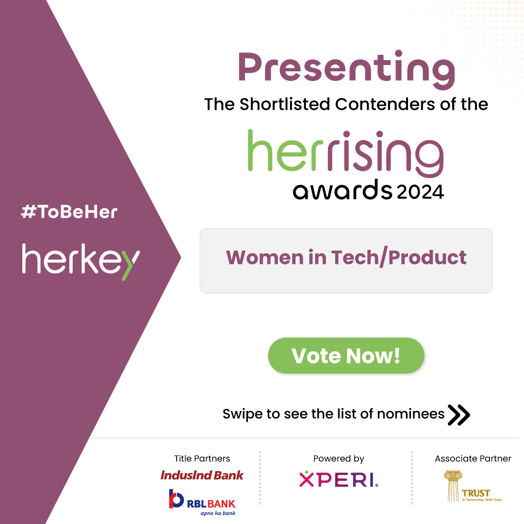 herkeyofficial_'s tweet photo. Unveiling the shortlisted nominees for the esteemed HerRising Awards 2024 in the Women in Tech/Product category  

Voting closes on August 31, 2024, so act swiftly! https://t.co/v2n3wkLndy https://t.co/QRe3z2rj4Z
