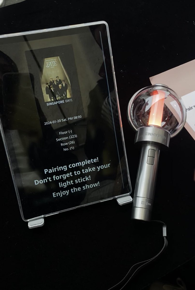 yrfavsyaa's tweet photo. WTS ENHYPEN LIGHTSTICK ๐ฒ๐พ
RM 150 (negotiable)
condition: tiptopp ๐ฏ guna sekali je masa fate in sg
Donโt worry bukan scammer ๐ฅฐ๐๐ป
Help rt
#pasarengene #enhypen https://t.co/UaIARxilbS