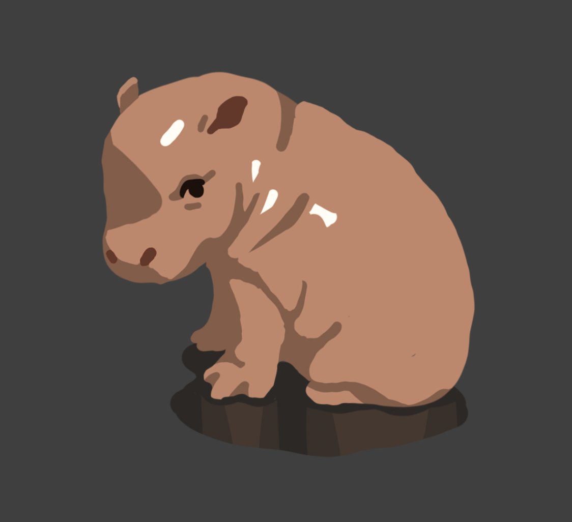 baby hippo baby hippo #digitalart