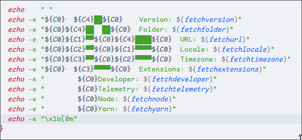 output vs code