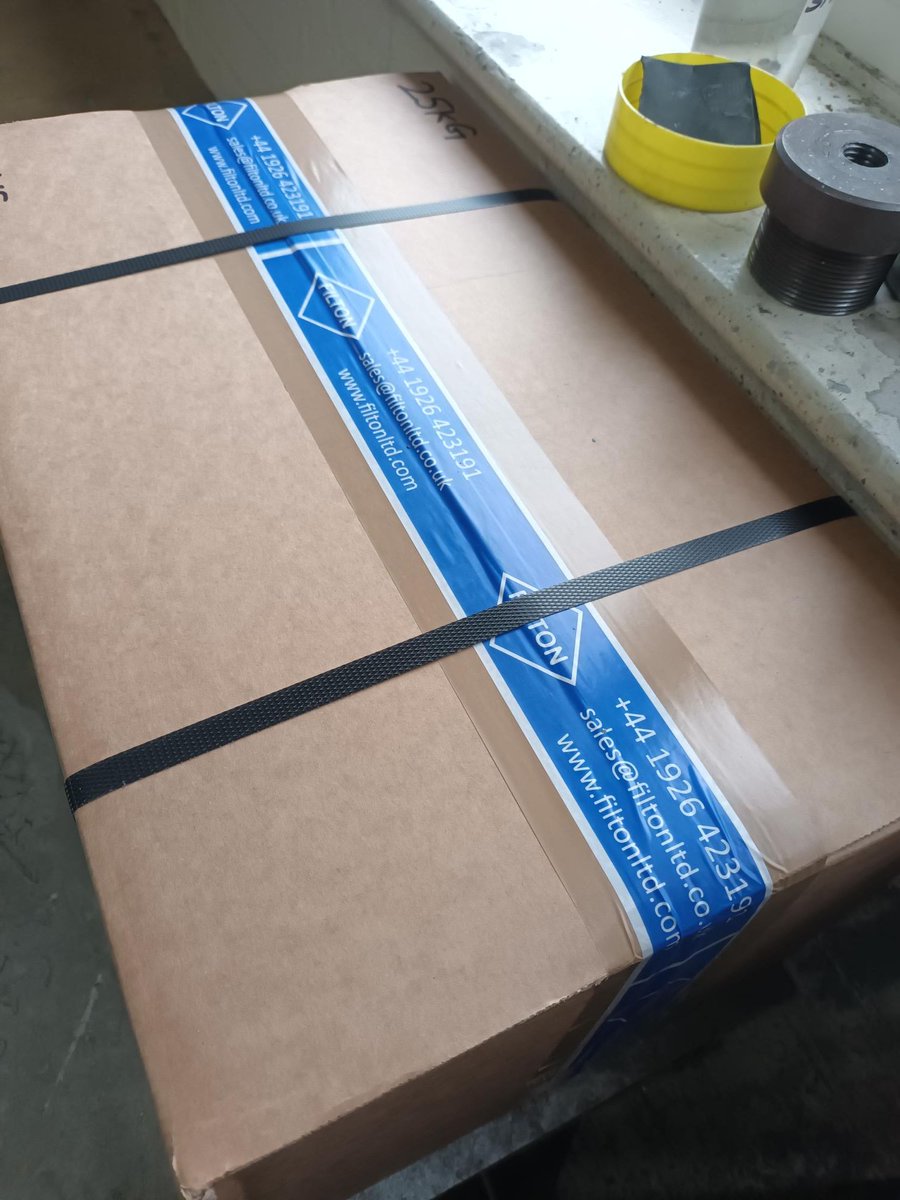 We use our Filton blue tape to seal our boxes before sending them out to our customers. 
⁠
#RotaryUnions #swiveljoints #ukManufacturing #leamingtonspa #ukmfg #gbmfg #ukmanufacturer #engineers #engineering #maintenance