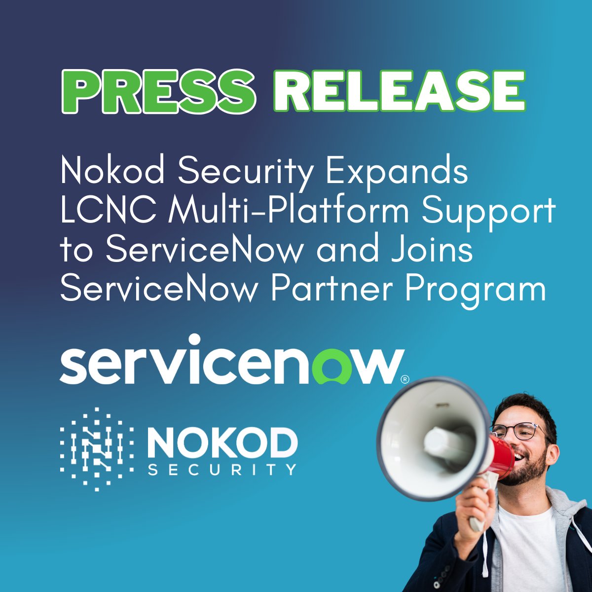 NokodSecurity's tweet photo. We are thrilled to announce the expansion of our Security Platform to include ServiceNow, providing comprehensive security for low-code/no-code (hashtag#LCNC) applications and robotic process automations (hashtag#RPAs) developed on ServiceNow.

- Support for ServiceNow enables our customers to connect the Nokod platform within minutes to their ServiceNow environment to inventory and achieve immediate visibility into security threats, vulnerabilities, compliance issues, and misconfigurations contained in applications. 
- The Nokod platform also provides easy-to-understand remediation guidance and automated remediation and helps security teams, automation and citizen developers strengthen the security posture of their applications and automations. 
- Nokod's continuous risk assessment, driven by proprietary threat intelligence, allows for proactive detection and prevention of emerging threats. 

By integrating ServiceNow, Nokod broadens its multi-platform approach, enabling consistent protection across various LCNC development environments, like Microsoft Power Apps, UiPath, and others. This expansion is part of Nokod Security's ongoing commitment to empower organizations by providing the necessary tools to secure their LCNC development environments.

Read more here: https://t.co/OgfXC442lx

#NokodSecurity #ServiceNow #AppSec #LowCode #NoCode #Cybersecurity #DigitalTransformation #LowCodeNoCode #CitizenDevelopers