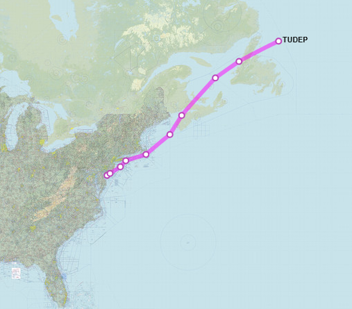 SirListenalot's tweet image. #KC46 #AE63BE #ROMA71 out of Dover will wait over ACY (Atlantic City) for six "SP" #F16's out of Andrews and drag'm till TUDEP, then return to Pease. KC46 #AE5F9A #ROMA72 (Pease - Mildenhall) will take the chicks further east