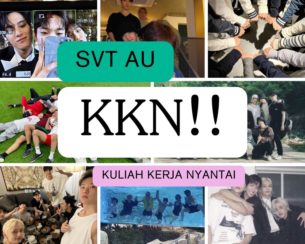 munjunigf's tweet photo. — KKN #kkntujuhbelas

Kuliah kerja nangisin mantan?? Kuliah kerja naksir temen?? KULIAH KERJA NYANTAI!!

Svt bxb au. https://t.co/MIJzby9Eax