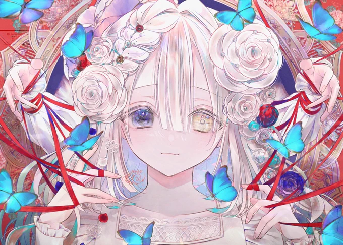 #お盆休みはフォロワーが増えるらしい#お盆ですしゆっくり作品をみていきませんかうちの双子ちゃん見ていきませんか…!✧ 